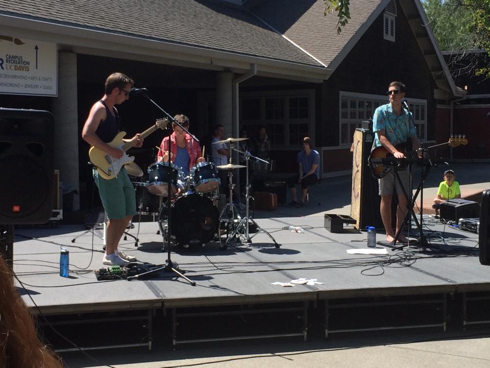 My favorite local band, Crow Canyon, playing at Picnic Day.