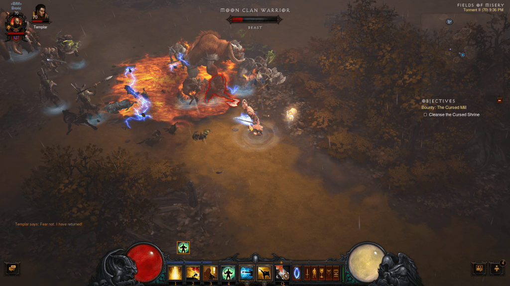 Me playing around a little on my monk to show off for the blog.