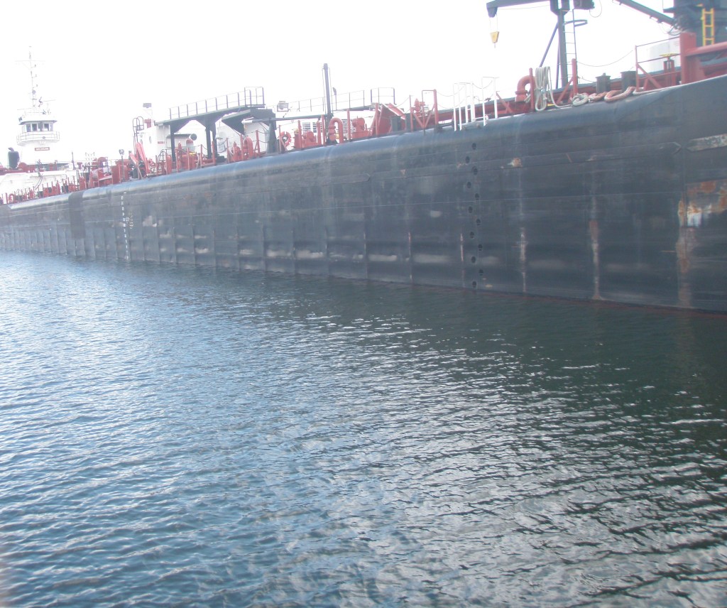 This boat is named the USCGC Mackinaw.