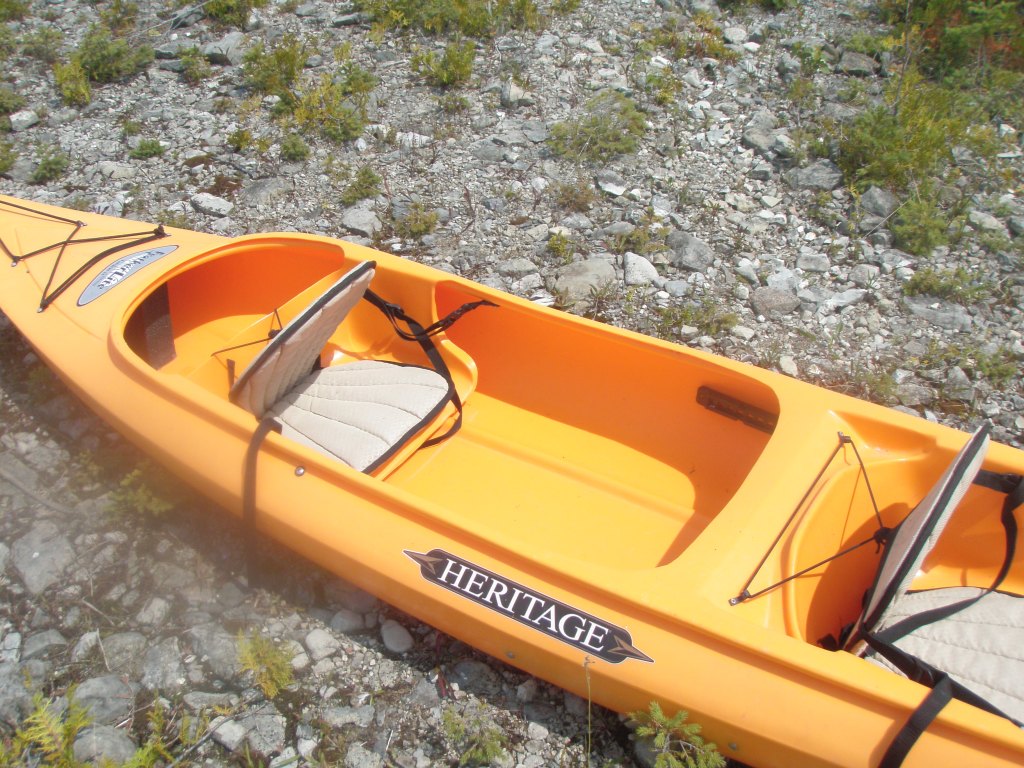 This kayak is FILLED with invisible spiders.