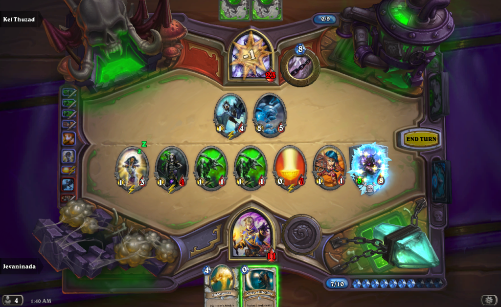 The ideal situation against the big bad lich boss.