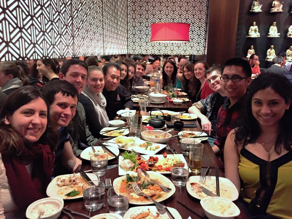 Martin Yan is the older guy on the left. He sat next to my wife! Eeeeee! *faints*