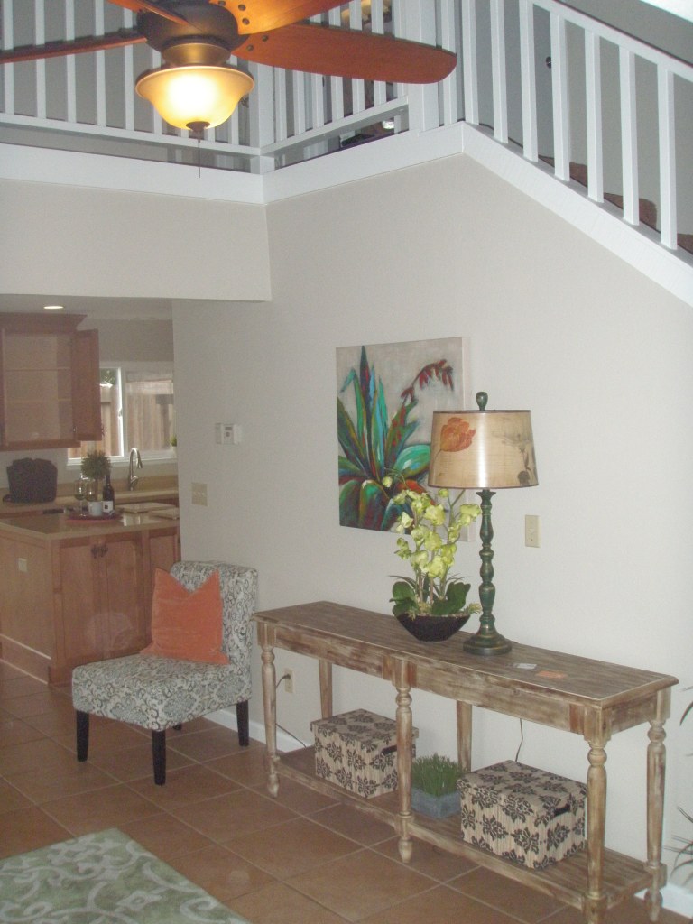 The view when you first come into the house.