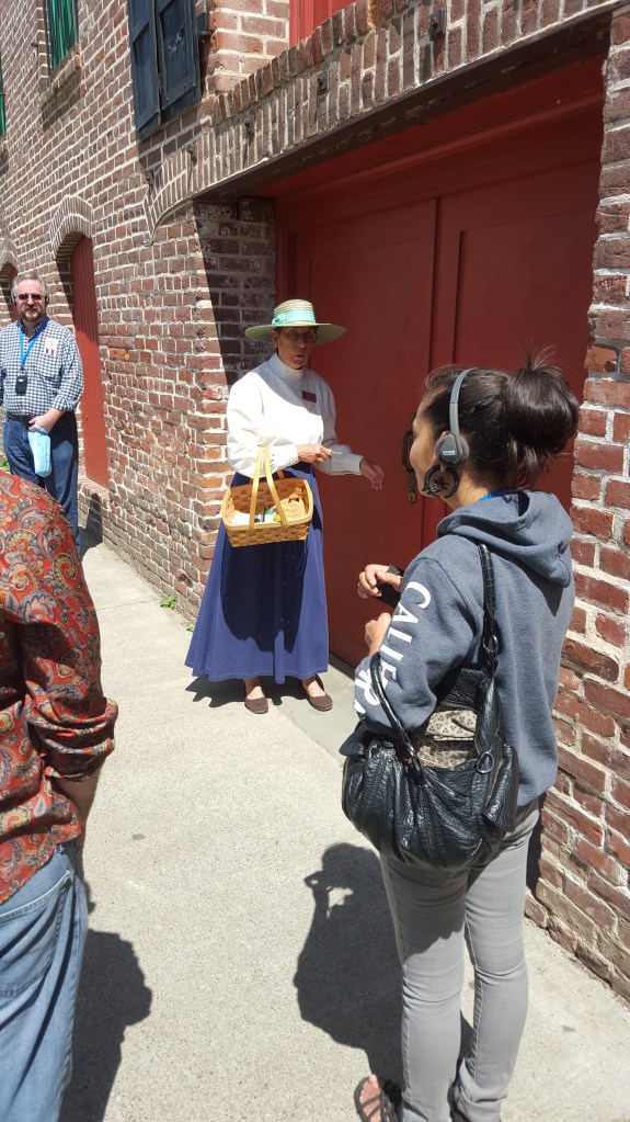 Back entrance to the Underground. Technically below water level here!