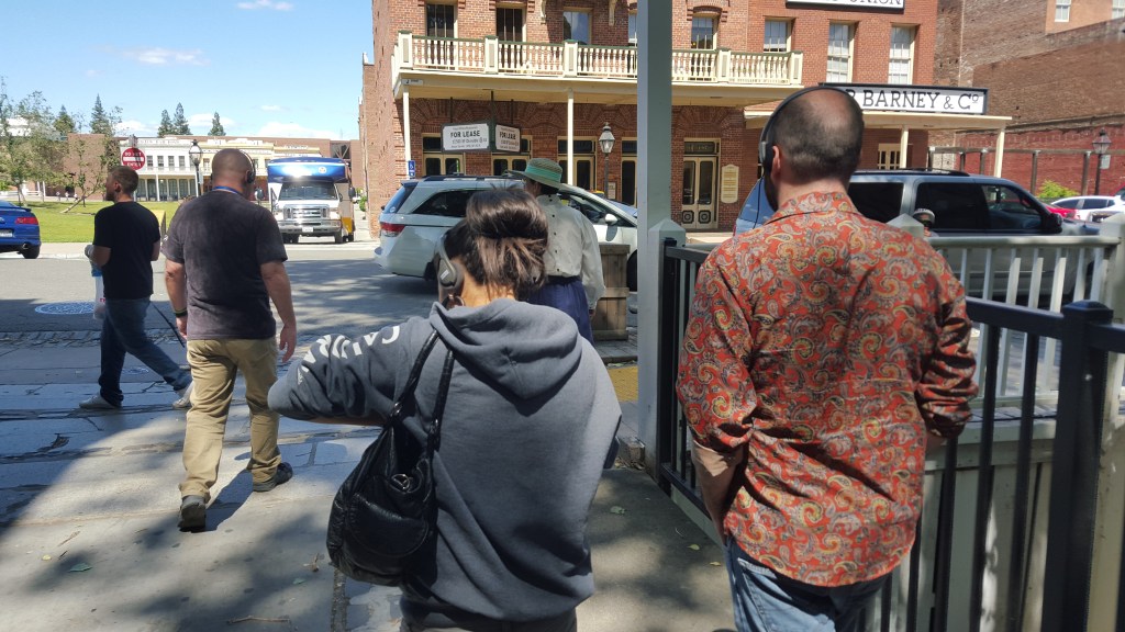 On a "hollow sidewalk."